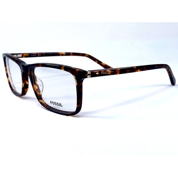 New FOSSIL Havana Rectangle FOS7090/G Mens Eyeglasses 55-17-140 - Picture 4 of 8
